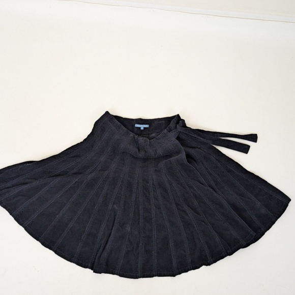 Corduroy Panelled Skirt Mini Midi Smart Set Fit Flare Circle Full A-Line Skater - Picture 3 of 13
